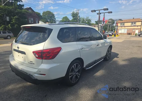 2020 Nissan Pathfinder Platinum из США, поврежденный, VIN 5N1DR2DM1LC579451